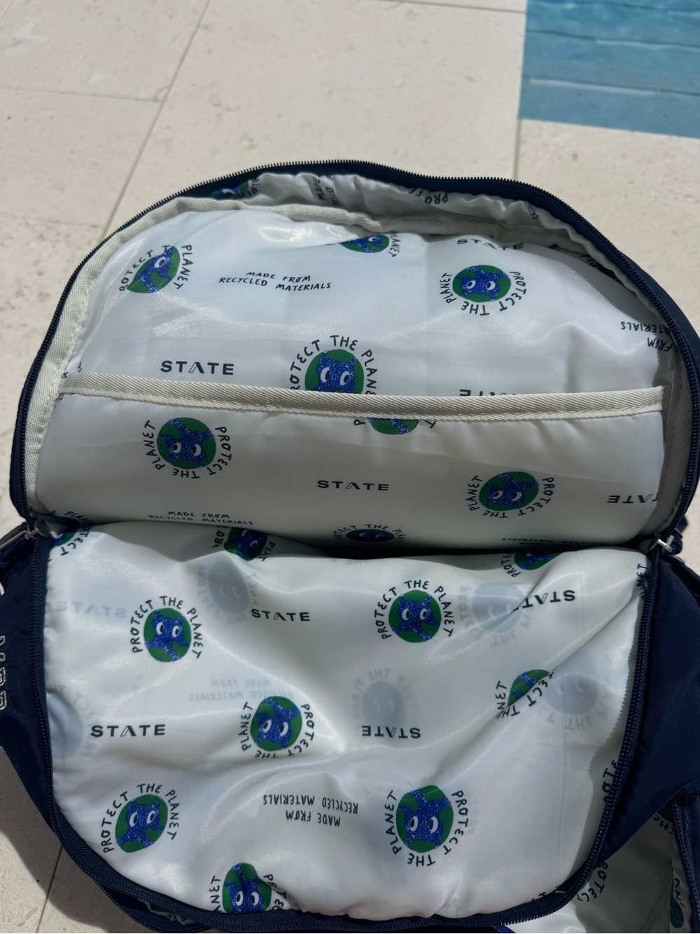 💙 STATE Bags Backpack & Lunch Box Set | Blue Ombre | Retail $165 - Picture 5 of 6